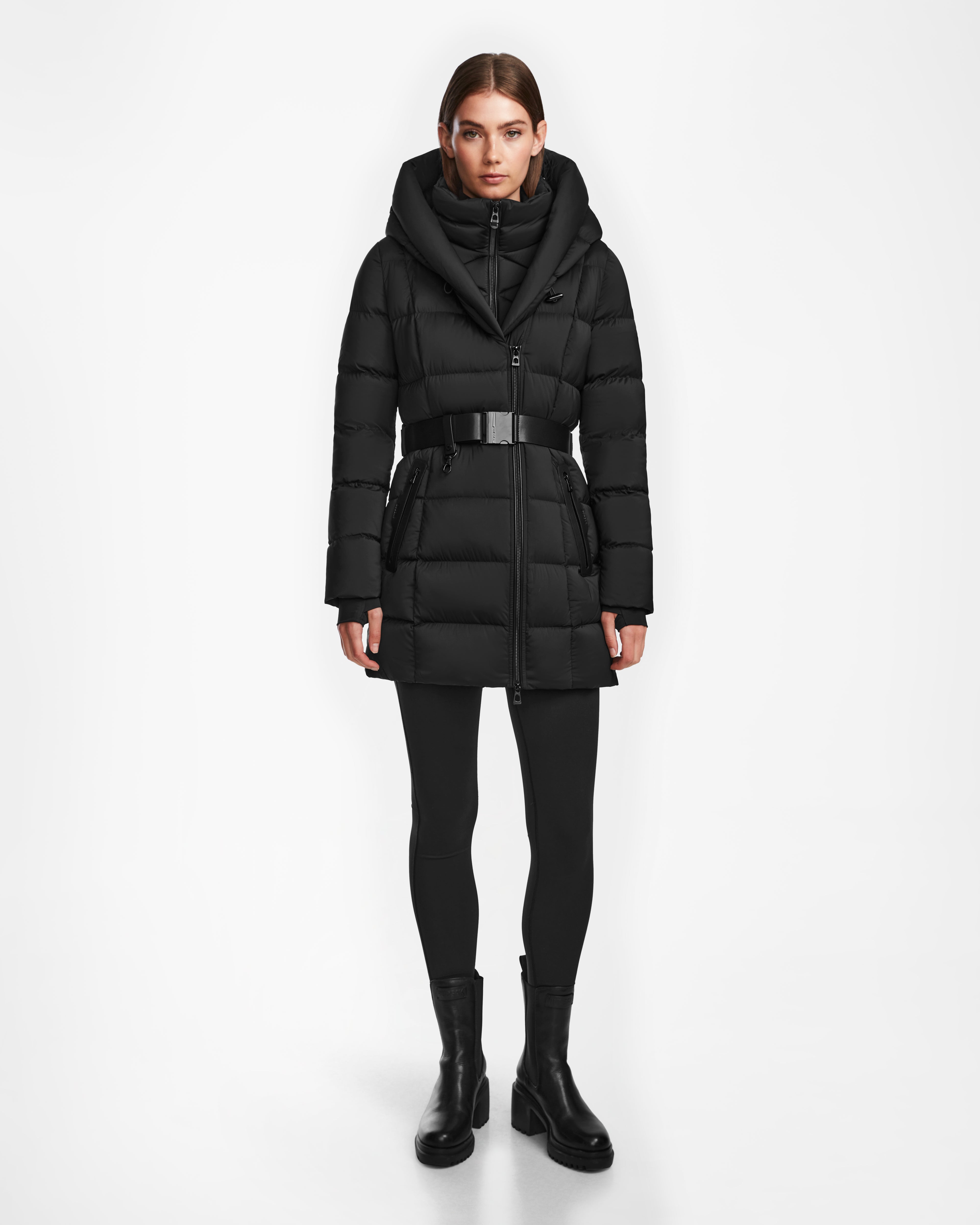 lightweight quilted jacket for women -TAYLOR M - 8124545 Black