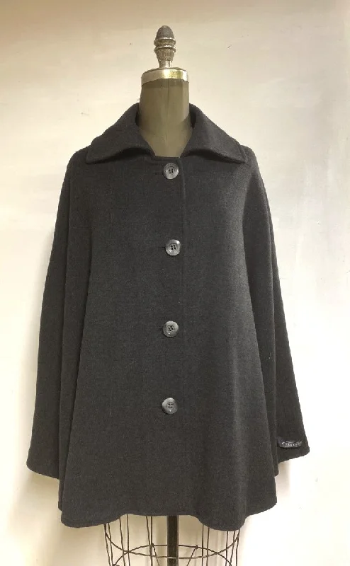 sophisticated evening coat for women -Olivia Cape - Cashmere Wool