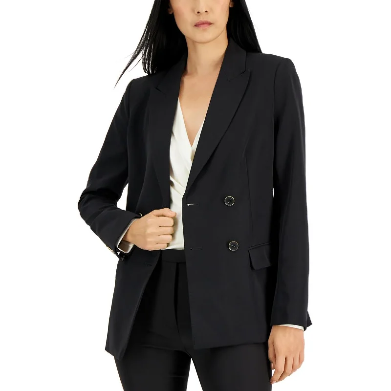 casual coats for women -Donna Karan Womens Suit Separate Office Double-Breasted Blazer