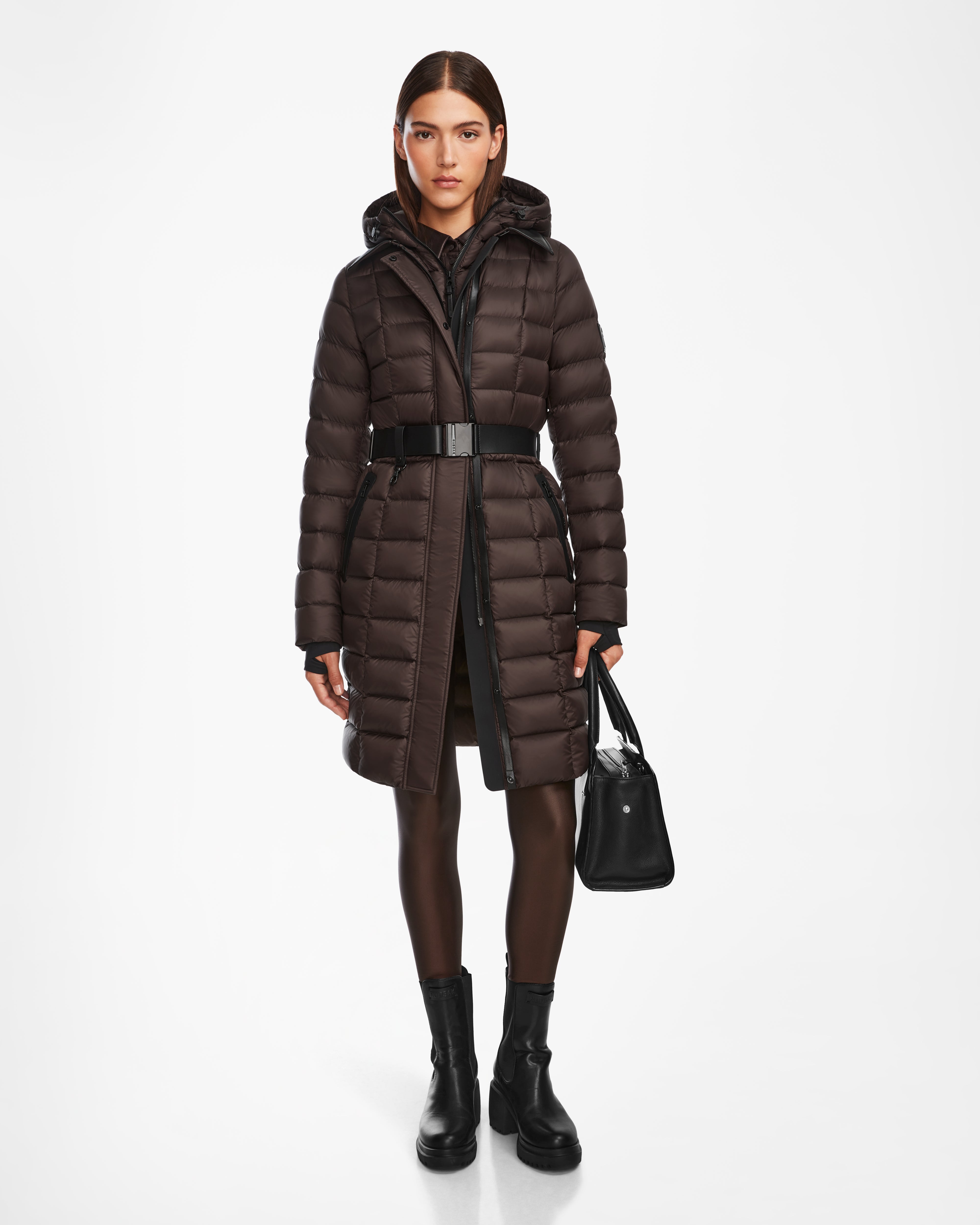 women's winter coat -ROXIE S - 8124583 Espresso