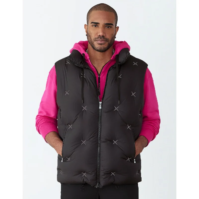 winter-ready women's parka -Gstq Quilted Puffer Vest