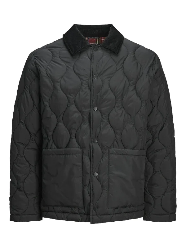 ladies' longline puffer coat -Caleb Quilted Jacket