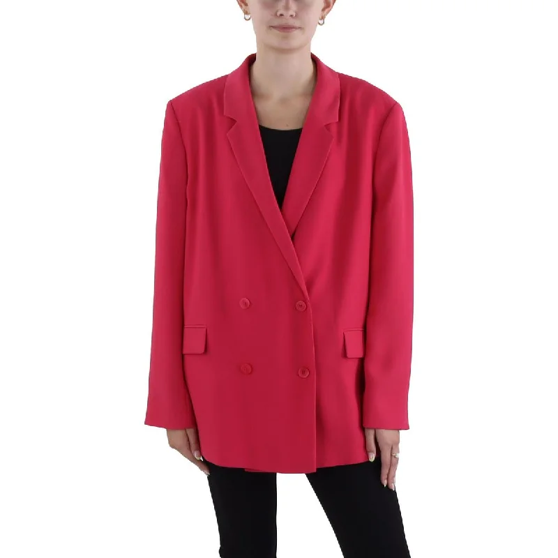 women's winter coat -Hugo Womens Abania Suit Separate Work Wear Double-Breasted Blazer