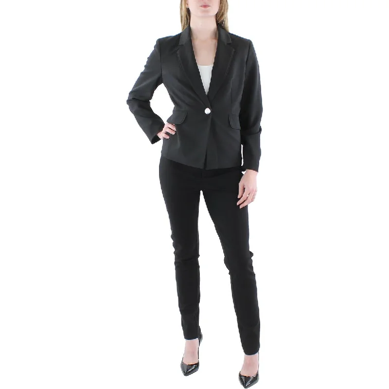 warm padded coat for women -Le Suit Womens Petites Suit Separate Office One-Button Blazer