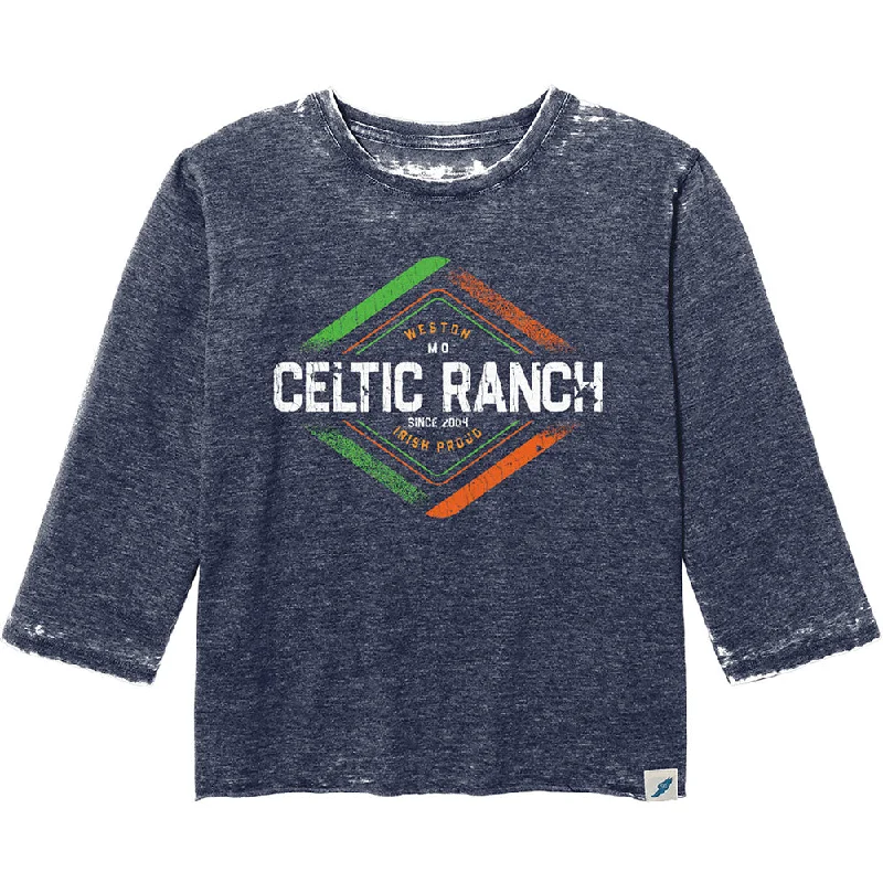 ladies' loose fit short sleeve top -Celtic Ranch Day Tripping (The Paradigm)