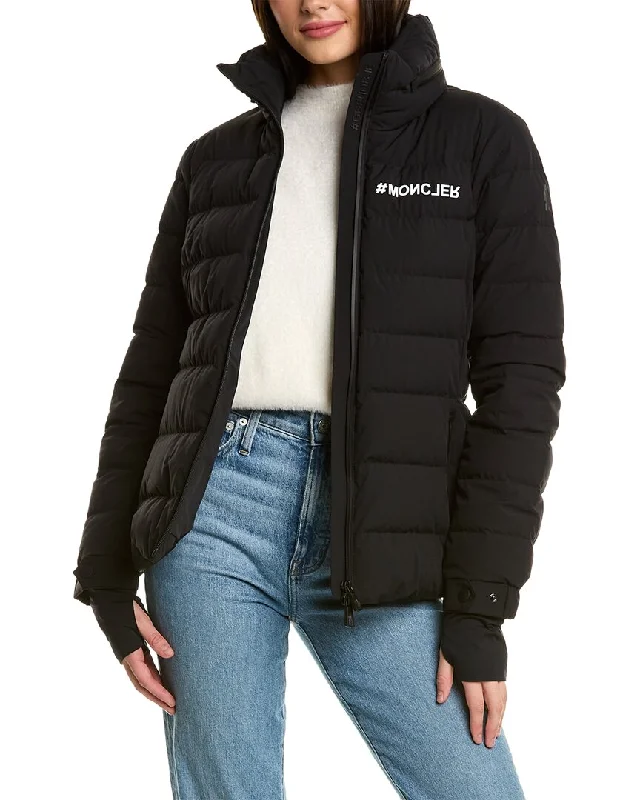 ladies' wool overcoat -Moncler Bettex Jacket