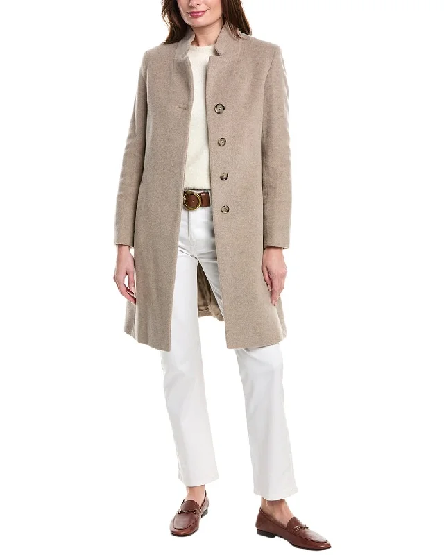 casual oversized shacket for women -Cinzia Rocca Icons Medium Wool & Cashmere-Blend Coat