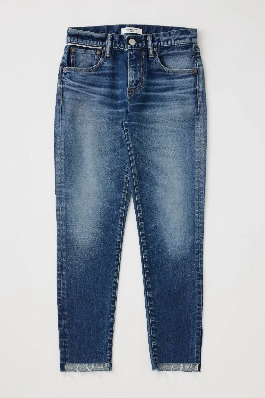 vintage high-waisted mom jeans -Vintage Bennington Jean In Blue