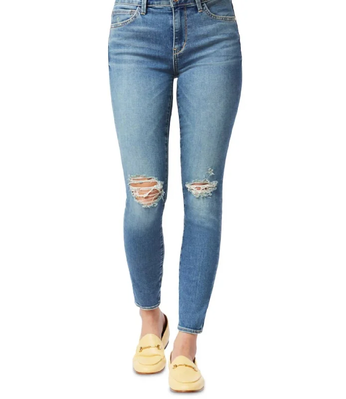 high-rise tapered jeans for women -Kitten Mid-Rise Skinny Ankle Jean In Katmai