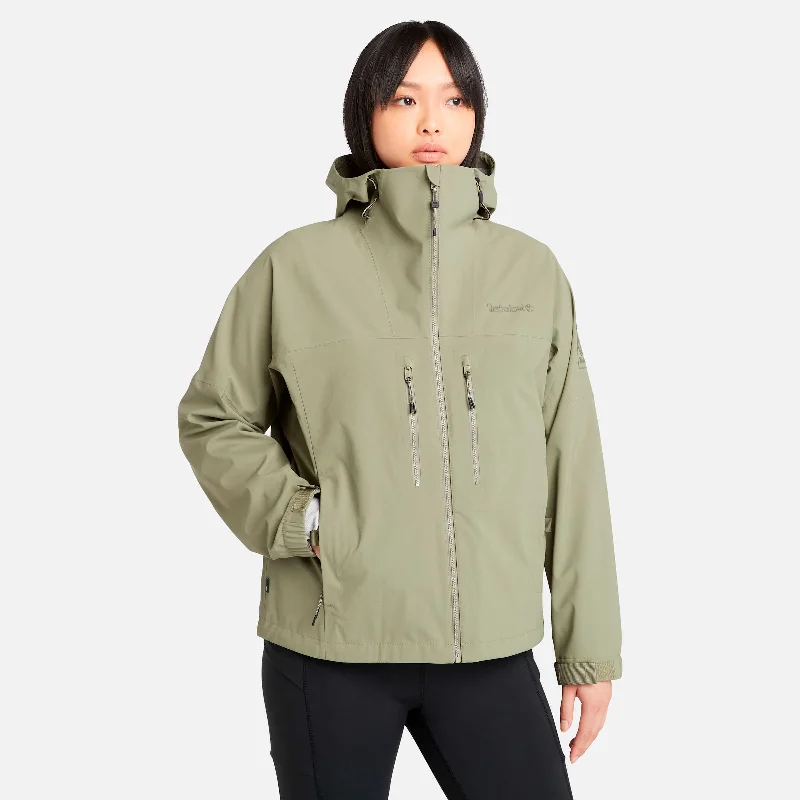 warm shearling coat for women -Women's Caps Ridge Mobi Flex Tech 3 Layer Waterproof Jacket