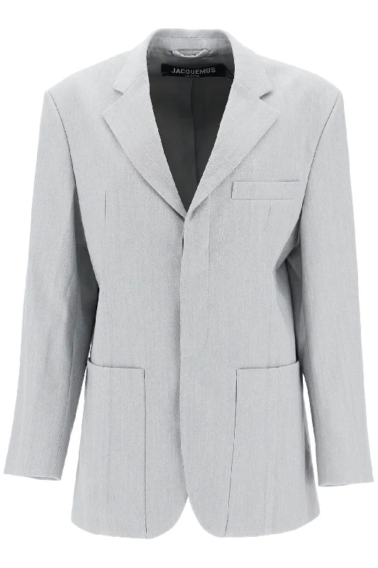 fashionable belted wool coat for women -Jacquemus Women's Jacket 'The Man's