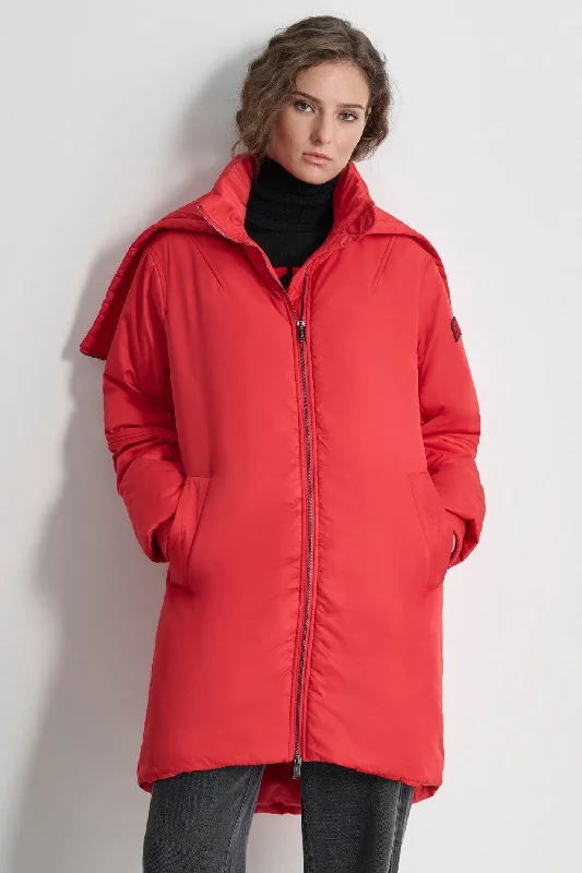 women's waterproof raincoat -PUFFER JACKET