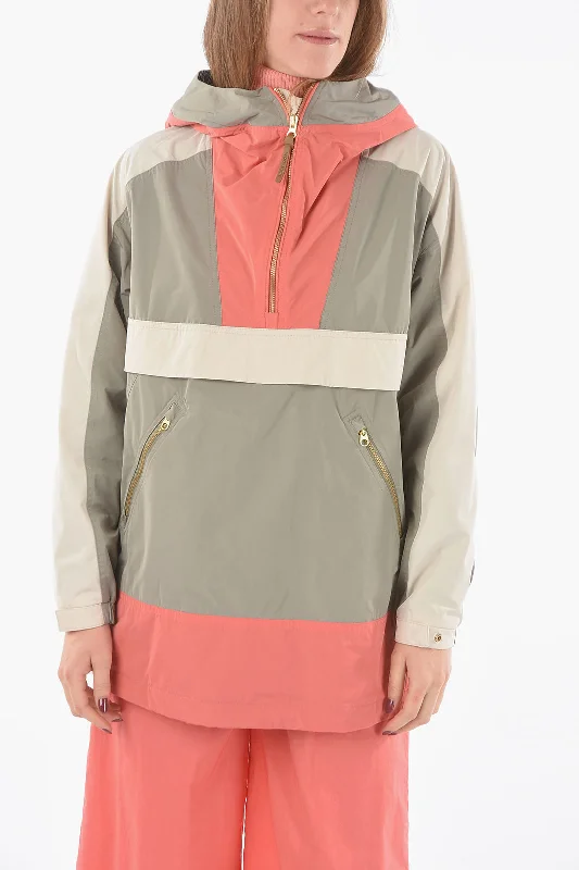 lightweight packable jacket for women -Woolrich Hooded ERIE Anorak