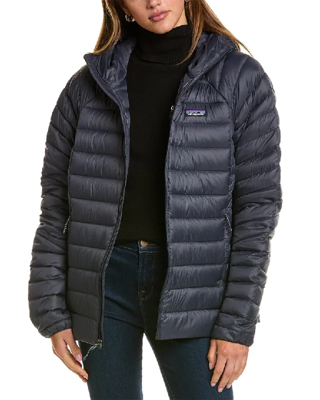 classic trench raincoat for women -Patagonia Lightweight Down Jacket