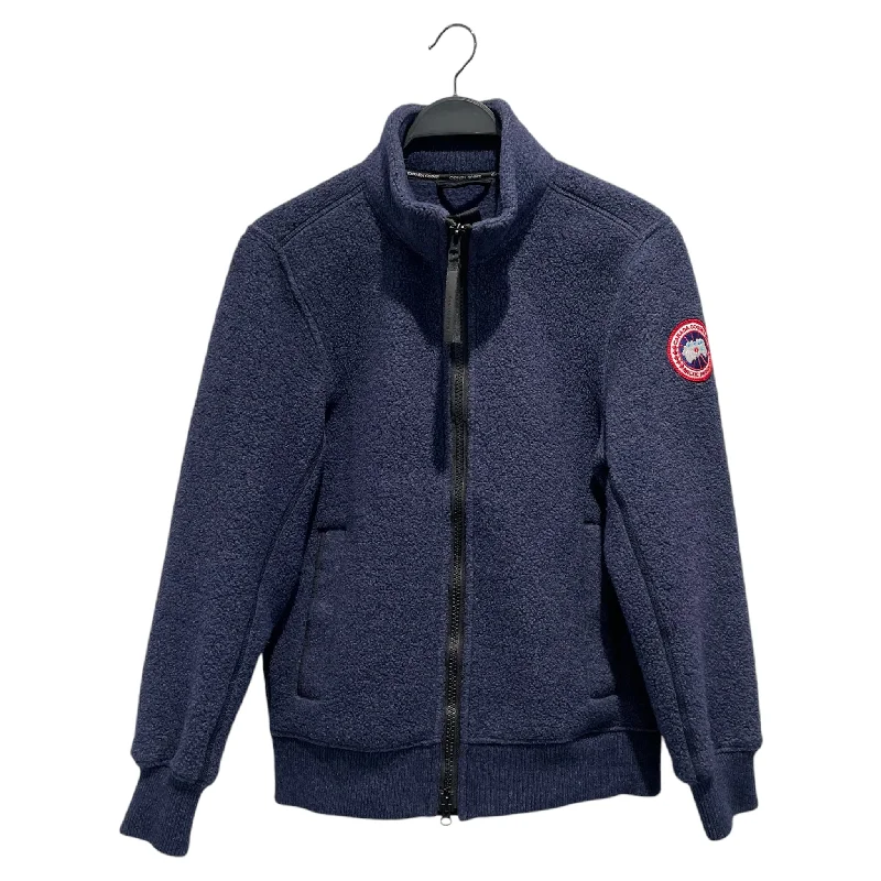 ladies' puffer jacket -CANADA GOOSE/Fleece Jkt/S/Wool/BLU/