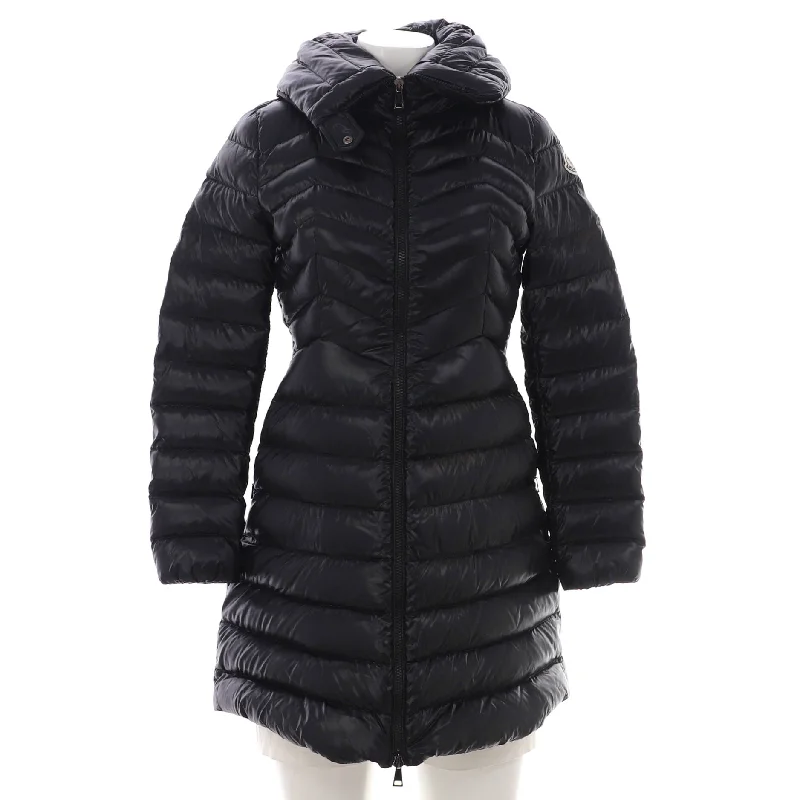 ladies' cashmere overcoat -Women's Faucon Hooded Puffer Coat Quilted Polyamide with Down