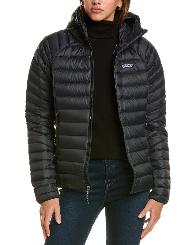 sophisticated evening coat for women -Patagonia Lightweight Down Jacket