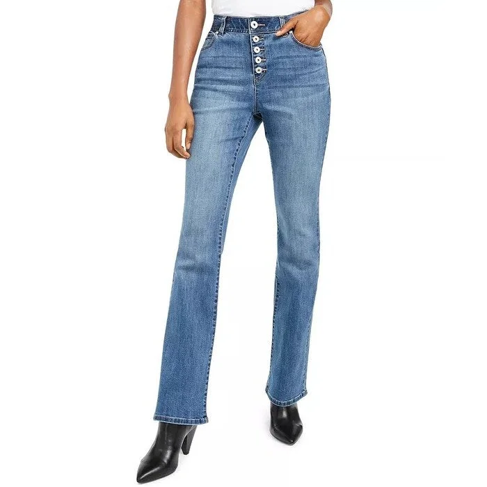 loose cargo-style jeans for ladies -INC International Concepts Women's Bootcut Jeans Blue Size 10