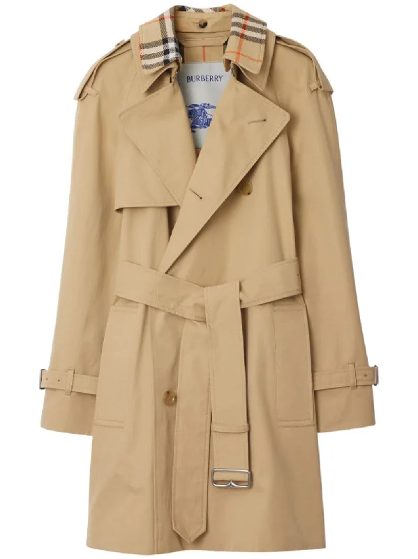 elegant wool cape for women -Burberry Women's Coats