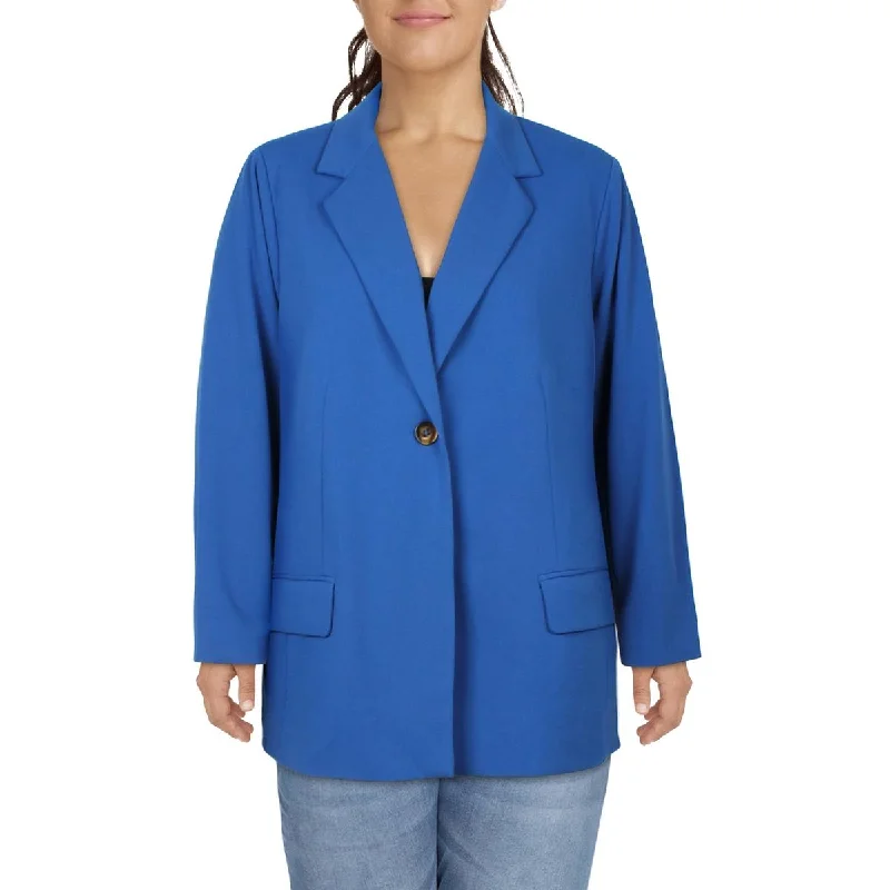 winter parka for women -Maree Pour Toi Womens Plus Suit Separate Office One-Button Blazer