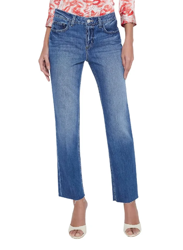 women's embroidered denim pants -Milana Jean In Brentwood