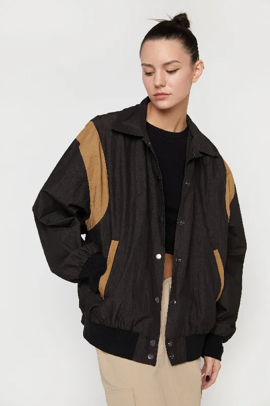 classic trench raincoat for women -WINDBREAKER JACKET