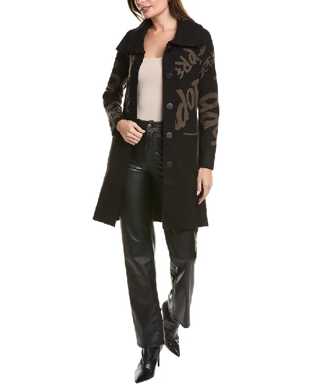 luxury designer winter coat for women -Joseph Ribkoff Coat