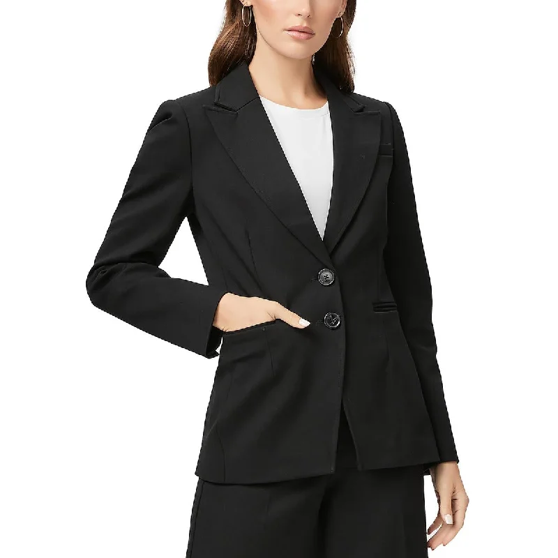 ladies' cashmere overcoat -Paige Womens Chelsee Suit Separate Work Wear Two-Button Blazer