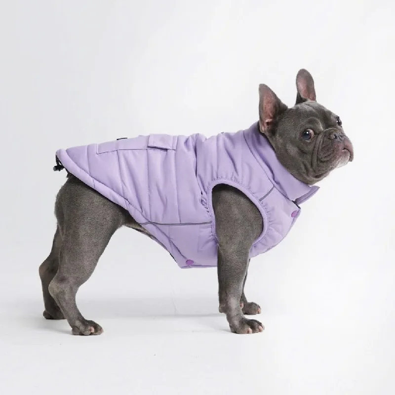 women's waterproof raincoat -WarmShield Water-Resistant Jacket - Lilac